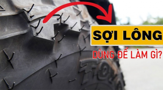 Lốp xe có rất nhiều “sợi lông”, chúng có tác dụng gì?