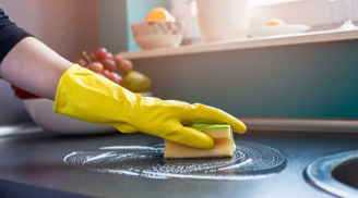 Cách làm sạch vết dầu mỡ bám trên tường bếp và mặt bếp cực dễ