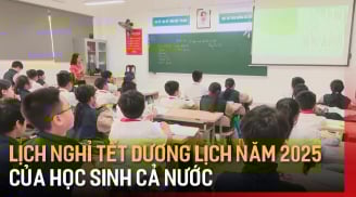 Chính thức: Lịch nghỉ Tết Dương lịch 2025 của hơn 23 triệu học sinh toàn quốc, nghỉ mấy ngày?