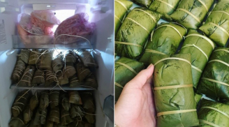 Bánh chưng đừng cho vào ngăn mát tủ lạnh: Làm theo cách này, lâu bánh vẫn mềm ngon như mới nấu