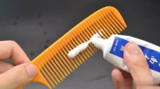 Bôi kem đánh răng lên lược: Giải quyết nhiều vấn đề, nhiều người đến nay vẫn không biết
