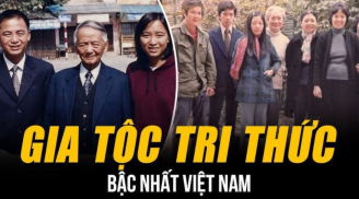 Gia đình 'đại tri thức' nhất Việt Nam: 3 đời có gần 20 Giáo sư, PGS, Tiến sĩ, nhắc tên ai cũng biết