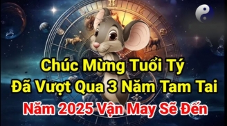 Bước vào Ất Tỵ 2025: 3 tuổi đầu năm hứng lộc, cuối năm 'gánh vàng, gánh bạc' về nhà