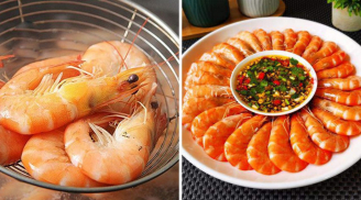 Luộc tôm dùng nước lạnh thường bị tanh: Căn đúng lúc này thả vào tôm ngon, ngọt thịt, giữ nguyên dinh dưỡng