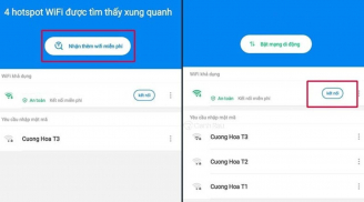 Điện thoại có 1 nút dễ kiếm, nhấn vào là bắt Wifi dễ dàng, không cần hỏi mật khẩu