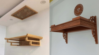 Cách đặt bàn thờ treo tường chuẩn phong thủy để gia đình bình an, tài lộc