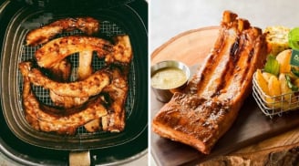 Cách nướng sườn cực mềm ngon bằng nồi chiên không dầu, chỉ với 3 bước đơn giản