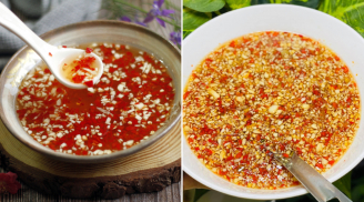 Học 3 mẹo pha nước chấm tỏi ớt này, 100% tỏi ớt nổi lên trên, để lâu cũng không chìm