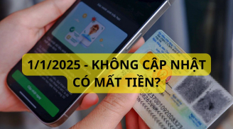 Kể từ 1/1/2025 bắt buộc xác thực sinh trắc học bằng căn cước/CCCD, nếu không làm thì tài khoản có bị mất tiền không?