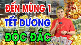 Đúng Tết Dương lịch 2025: 3 tuổi Lộc Đến Liền Tay, giàu số 2 không ai số 1