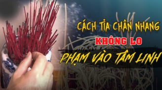 Hướng dẫn cách rút bớt chân hương và vệ sinh bàn thờ, thu hút tài lộc vào nhà