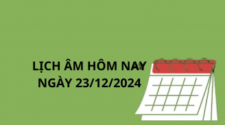 Lịch âm hôm nay ngày 23/12 làm gì cũng không thuận nên ai cũng phải chú ý kẻo hư hao tài lộc