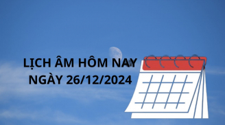 Lịch âm ngày 26/12 một ngày tốt lành, nhất là 3 con giáp này làm gì cũng trúng, vàng bạc vận may nở rộ