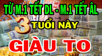 Từ mùng 1 tết Dương đến mùng 1 Tết âm: 3 tuổi Tiền Tình đỏ rực, thu nhập tăng vù vù