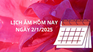 Lịch âm hôm nay 2/1 một ngày cần chú ý cẩn thận hao tài tổn lộc.