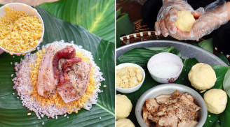 Gói bánh chưng nên dùng đỗ xanh sống hay đỗ xanh chín?
