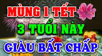 Mùng 1 Tết Ất Tỵ: 3 tuổi Đại Cát Đại Lộc, tiền vào như nước, giàu số 2 không ai số 1