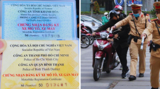 Từ tháng 1/2025: Người không có Đăng ký xe máy sẽ bị phạt tới 3 triệu đồng