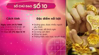Viết ngày tháng năm sinh ra rồi cộng tổng theo cách này, biết ngay ai có số hưởng phước giàu sang