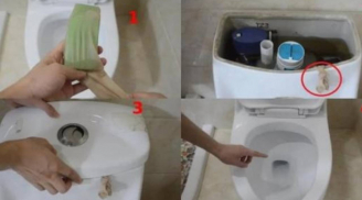 Vứt 1 chiếc tất cũ vào bồn cầu, lợi ích tuyệt vời, nhiều người biết sẽ học làm theo