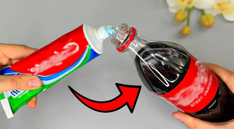 Trộn kem đánh răng với nước ngọt: Giải quyết nhiều vấn đề trong nhà, ai cũng thích