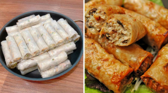 Trữ đông nem rán Tết: Làm thêm bước này để tháng không bị nát, rán lên vàng giòn, thơm ngon