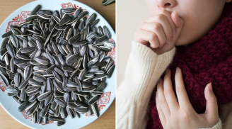 Cách giảm ho, ngứa họng do ăn nhiều hạt hướng dương