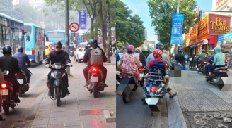 Chú ý đây là trường hợp duy nhất đi xe máy trên vỉa hè mà không bị CSGT phạt 4-6 triệu như quy định