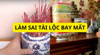 Tỉa chân nhang bao sái ban thờ chuẩn bị đón Tết âm lịch phải tránh ngay điều này kẻo phạm kỵ khó giàu