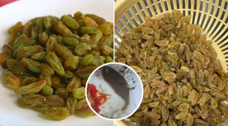 Nho khô mua về ăn luôn là cực bẩn, rửa với thứ này để loại hết chất bẩn