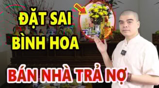 Đặt lọ hoa trên bàn thờ bên trái hay bên phải mới hút lộc: Tưởng đơn giản mà 10 nhà thì 9 nhà sai
