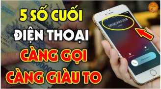 Cộng 5 số cuối trên SIM điện thoại: Nếu bằng số này thì xin chúc mừng bạn, tiền vào như nước