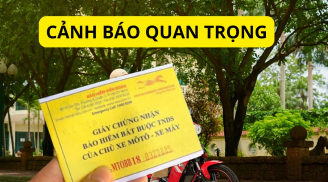 Người dân chú ý đã mua bảo hiểm xe máy mà không làm việc này vẫn bị CSGT phạt như chưa mua