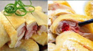 Gà luộc kỹ vẫn đỏ xương không phải do chưa chín, đây mới là lý do thực sự