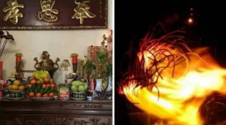 Bát hương tự nhiên bùng cháy là điềm tốt hay xấu?