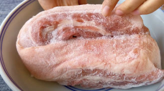 Mẹo rã đông thịt siêu nhanh: Thịt cứng như đá chỉ cần 10 phút là mềm