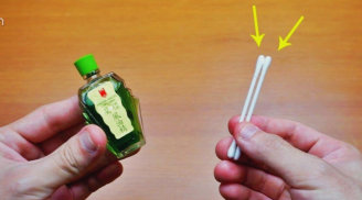 Cắm 1 chiếc tăm bông vào lọ dầu gió: Mẹo nhỏ lợi ích cực lớn, nhà ai cũng muốn làm theo