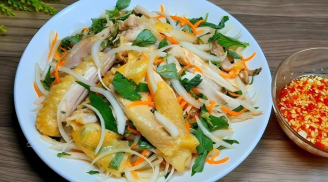 Thịt gà thừa sau Tết đem làm món này thơm ngon lạ miệng, cả nhà ăn mãi không chán
