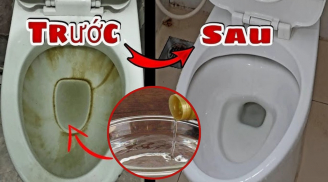 Đổ giấm nóng vào bồn cầu, tác dụng cực lớn nhà ai không biết quá phí