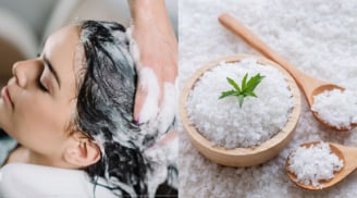 Trộn muối trắng với dầu gội: Công dụng tuyệt vời cả nam và nữ đều thích, ai biết đều dùng ngay