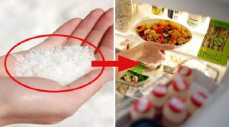 Để nắm muối vào tủ lạnh: Công dụng tuyệt vời ai cũng thích, tiết kiệm khối thời gian