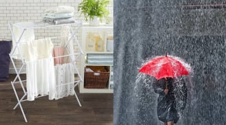 Trời nồm áo quần ẩm ướt phải làm sao?