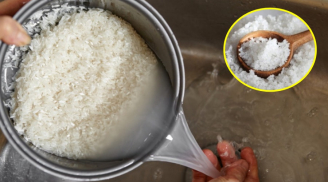 Vo gạo cứ thêm vào vài hạt muối, tưởng đơn giản mà công dụng cực tốt