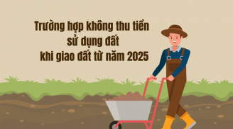 Trường hợp không thu tiền sử dụng đất khi giao đất từ năm 2025: Người dân cần biết kẻo mất quyền lợi
