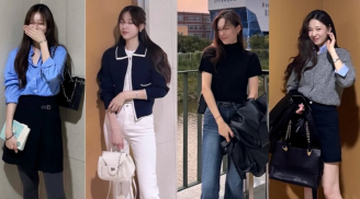 Học nàng blogger xứ Hàn mix đồ tối giản thành siêu sang chảnh