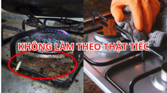 Tẩy sạch rỉ sét giúp bếp gas sáng bóng không cần chất tẩy rửa, chỉ cần nguyên liệu có sẵn trong bếp
