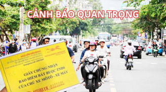 Từ nay chú ý đã mua bảo hiểm xe máy nhưng vẫn bị CSGT xử phạt như chưa mua khi quên làm việc này