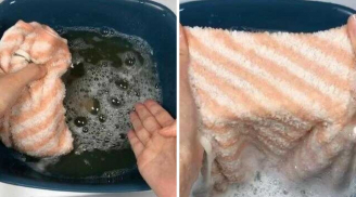 Khăn mặt bị hôi, nhớt đừng vứt đi: Dùng thứ nước này khăn mặt sạch, thơm như mới