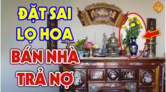 Cúng Rằm hay mùng 1 đặt lọ hoa lên bàn thờ, nên đặt bên trái hay bên phải: Nhiều nhà làm sai mất lộc