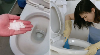Đổ muối vào bồn cầu: Mẹo hay giải quyết rắc rối khó nói ai cũng thích